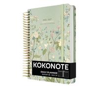 Kokonote Agenda 2026 2027 Dia por página A5 Seasonal Flowers - Agenda Escolar Universitaria Oposiciones o Insituto para mujer |Págs. Alto Gramaje|Con Pegatinas, Planificador Mensual, Anual, de Gastos…