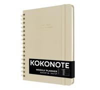 Kokonote Agenda 2026 2027 Semana Vista A5 Misty Gray