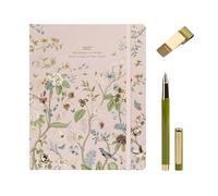 Kokonote Agenda 2026-2027 Semana Vista A5 Seasonal Flowers + Boligrafo + Porta Boligrafo | Accesorios Papeleria bonita - Material escolar Aesthetic