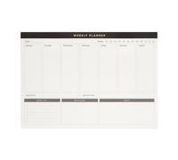 Kokonote Bloc planificador semanal Basic Studio - Planificador semanal A4 sin fecha - Calendario sobremesa │ Weekly Planner - Organizador semanal : Papeleria bonita - Material escolar Aesthetic