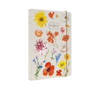 Kokonote cuaderno a5 punteado flores mujer - journaling notebook (bull