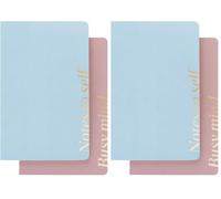 Kokonote Libretas A5 Jour Florale - Pack de Cuadernos A5 : 2 formatos Punteado + Hojas blancas (Tapas Blandas, 64 págs cada uno) | Papeleria Bonita Aesthetic (Paquete de 2)