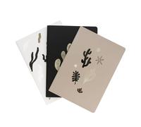 Kokonote Pack Libretas A5 Kalima - 3 Cuadernos A5: Libreta A5 hojas blancas + Cuaderno A5 punteado + Libreta lineas | Libretas bonitas : Papeleria bonita - Material escolar Aesthetic