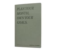 Kokonote Planificador mensual Matcha - Agenda Sin Fecha : Planner semanal Perpetuo | Monthly Planner 24 meses, 40 hojas de Alto gramaje (25 x 17 cm) : Tapa blanda