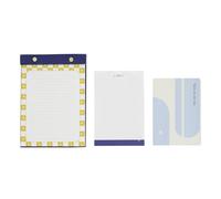 Kokonote Set Bloc de notas Akalia - 3 libretas pequeñas: Bloc notas con soporte y dos libretas bonitas (bullet journal + libreta pequeña) │ Material oficina, material escolar y papeleria bonita