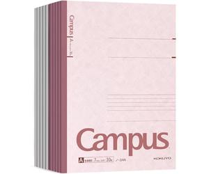 KOKUYO Juego de 10 libros Roh-3AX10 de 30 piezas Campus Notes No. 6 semi-B5 A línea rayada (importación de Japón)