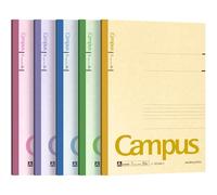 Kokuyo Bloc de notas Campus Semi-B5 30 páginas 7 mm A-rules 5 colores – Juego de 5 (de Japón)