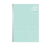 Kokuyo Planificador diario de estudios de campus (A5, verde menta)