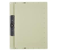 Kokuyo Portapapeles, soporte de clip A3 o A4 para organizar archivos, 12.5 x 17.5 pulgadas, soporte plegable para documentos de construcción con bolsillo de almacenamiento, beige, importación de Japón