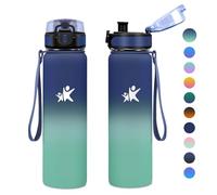 KollyKolla Botella Agua Acero Inoxidable, 1L, Botella Termica sin BPA, Cantimplora Termica a Prueba de Fugas, Acero Inoxidable y Reutilizable, Termo Agua para Niños, Escuela, Oficina, Gimnasio