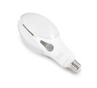 KOLORENO Bombilla LED ROCKET E27 40W 4000 lm - Tipo de Casquillo: E27 → E40 - Luz Blanca Fría 6000K - Iluminación Industrial y para Almacenes - 220-240V - Ángulo de Apertura: 300° - Φ60x190 mm