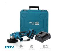 KOMA 08760 Amoladora 115mm 20V con 1 batería 4.0A - Envío desde ESPAÑA 24/48h.