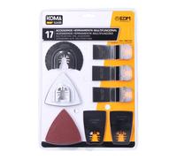 Koma Tools 08765 Kit 17 Accesorios Herramienta Multifuncional Pro Series