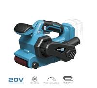 Koma Tools 20V-LB Lijadora de Banda Eléctrica 20V, Velocidad 120-350 m/min, Lija 76x457 mm, Sin Batería ni Cargador - Pro Series