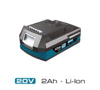 Koma Tools Batería Li-ion 20V 2.0Ah Pro Series 20V-B2 - Referencia 08773 - Compatible con Gama Koma Tools (11.7 x 7.5 x 4.6 cm)