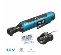 Koma Tools Kit carraca 12V con accesorios, batería y cargador
