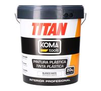 Pintura plástica Koma Tools Titan Blanco 20 kg - Marca: Koma Tools - EAN: 8425998253016