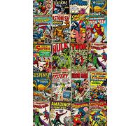 Komar 1 - vd-006 "Marvel Retro - Cover" papel Panel - Papel pintado, multicolor