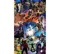 Komar 1 - vd-016 "Collage de Guardians Of The Galaxy" Marvel - Papel pintado, multicolor