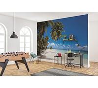 Komar 8 - 240 388 x 270 cm Maldivas playa Diseño de papel pintado de - azul (Pack de 8)