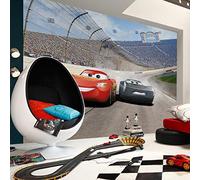 'Komar 8 - 403 - Papel pintado fotográfico "cars3 Curve, multicolor, 368 x 254 cm, 8 piezas