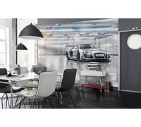 Komar 8 - 957 (368 x 254 cm, mural Audi R8 Le Mans Coche Deportivo, Gris (8 unidades)