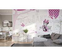 Komar Digitaldruck Vlies Fototapete - Minnie in Paris - Größe 400 x 250 cm