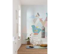 Komar Disney DX6-011 - Papel pintado fotográfico (300 x 280 cm, ancho de 50 cm), diseño de Dumbo flying elephant