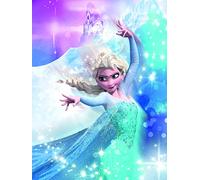 Komar Disney Frozen 2 ELSA Action - Cuadro de pared para habitación de los niños, habitación de bebé, decoración, impresión artística, impresión artística, sin marco, 30 x 40 cm, tamaño: 30 x 40 cm