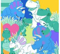 Komar Disney IADX6-087 - Papel pintado fotográfico (fieltro, 300 x 280 cm), diseño de dinosaurios