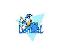 Komar Disney WB023-30 x 40 cm - Cuadro de Pared, diseño de triángulo de Pato Donald