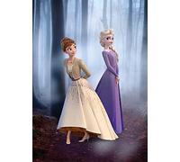 Komar Frozen Wood Walk - Póster de pared (50 x 70 cm), diseño de Disney
