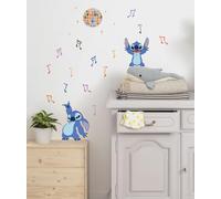 Komar Graz Design - Adhesivo decorativo para pared, diseño de Stitch Music, tamaño 50 x 70 cm, diseño de Disney