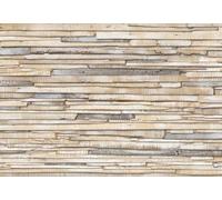 Komar Papel pintado 8-920 Imitación madera blanco 368 x 254 cm (8 unidades)