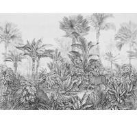 Komar LJX7-041 - Papel pintado fotográfico (350 x 250 cm (ancho x alto) - Papel pintado, diseño de leopardos
