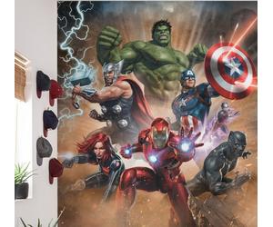 Komar Marvel Avengers Hulk Iron Man Mural Fotográfico Infantil 78x110 in