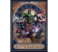 Komar Marvel IADX4-068 - Papel pintado fotográfico (fieltro, 200 x 280 cm), diseño de Los Vengadores