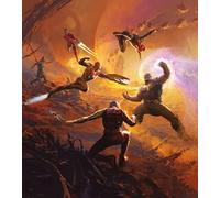 Komar Marvel IADX5-084 - Papel pintado fotográfico (250 x 280 cm (ancho x alto), diseño de Los Vengadores Epic Battle Titan
