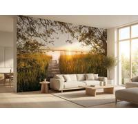 Komar Mural de Fotomural para Pared Sala Verano Lago Verde 368x248cm
