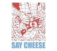 Komar Mural de Marvel Spider-Man Say Cheese Red - Tamaño 50 x 70 cm - Decoración para habitación infantil
