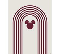 Komar Mural de Mickey Mouse, tamaño: 40 x 50 cm, póster artístico, decoración, sala de estar, dormitorio, Disney