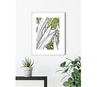 Komar Mural decorativo para pared (40 x 50 cm), diseño de hojas de Bleached Leaves