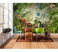 Komar Mural Papel Pintado Selva Plantas Botánicas Verde 368x248 cm