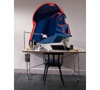Komar Papel pintado fotográfico autoadhesivo de fieltro, diseño de Star Wars Cover Up, tamaño 125 x 125 cm, para habitación de los niños, papel pintado