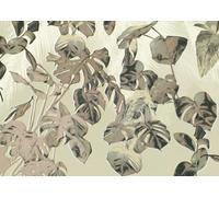 Komar Papel pintado fotográfico de fieltro Trésor - Tamaño: 350 x 250 cm (ancho x alto) - Monstera, palmeras, papel pintado, diseño, salón, decoración de pared, dormitorio, hojas - LJX7-046