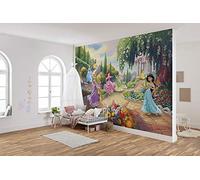 Komar Papel pintado fotográfico Disney | Princess Park | Tamaño: 368 x 254 cm (ancho x alto) | niñas, princesas, papel pintado, niños, pared, habitación de los niños, decoración | 8-4109
