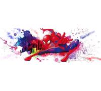 Komar Papier Fototapete - Spider-Man Graffiti Art - Größe 368 x 127 cm