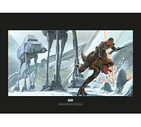 Komar Póster de Star Wars Classic RMQ Hoth Battle Ground - Tamaño: 70 x 50 cm (sin marco)