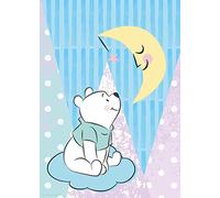 Komar Póster de Winnie Pooh Moon, tamaño 50 x 70 cm, impresión artística (sin marco), diseño de Disney