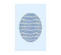 Komar Pure Boutique - Póster de Shelly Patterns Blue (50 x 70 cm), color azul